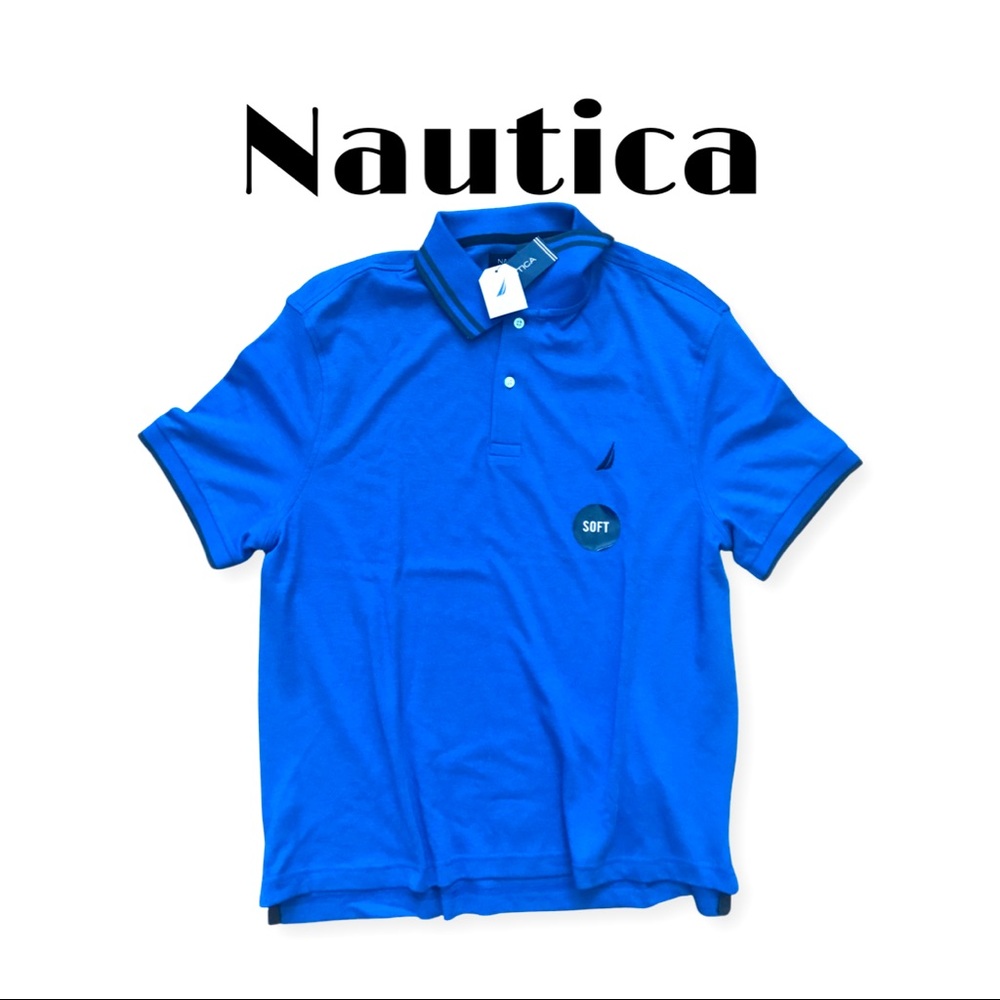 Nautica Shirt polo Size L New